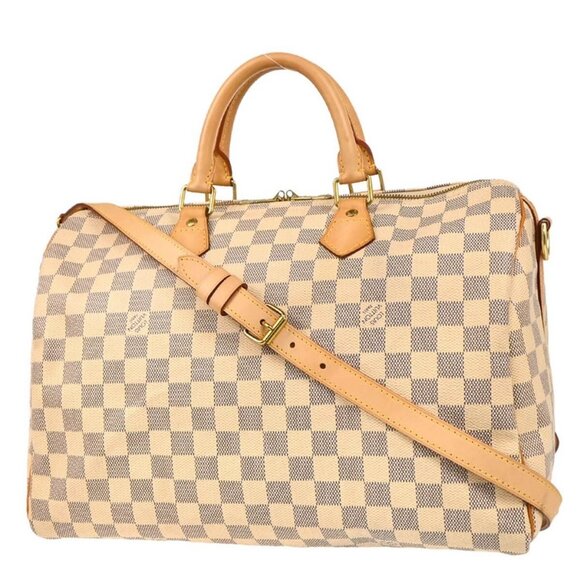 Louis Vuitton Damier Azur Speedy Bandouliere 35 Handbag - Picture 1 of 16